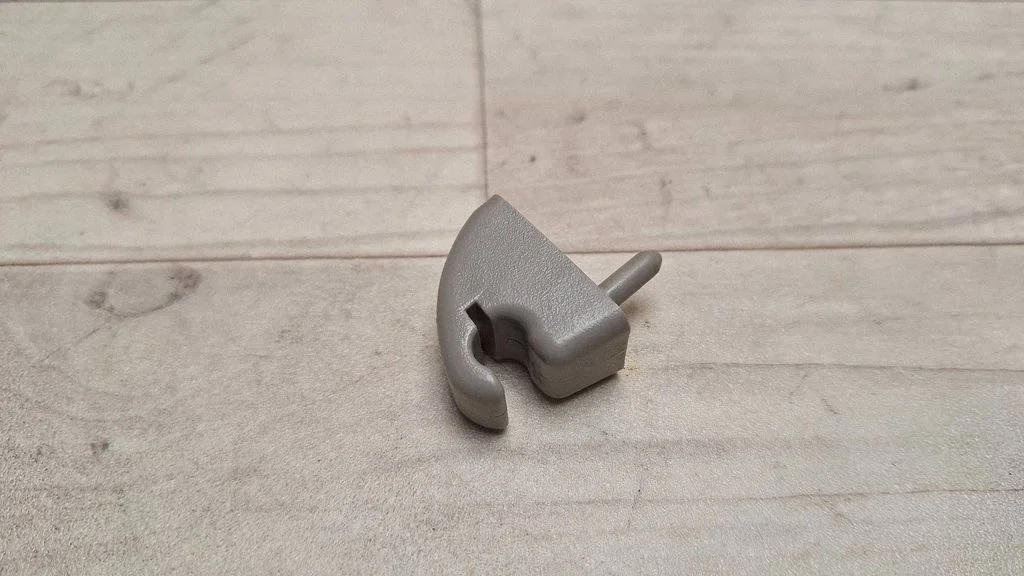 Sun visor clip/hook/bracket