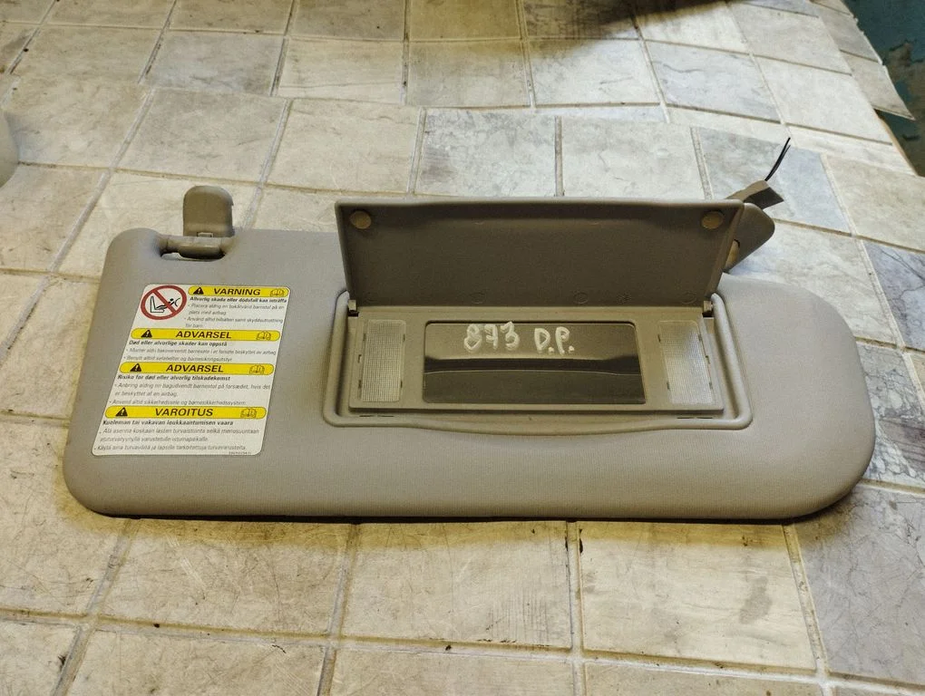 Sun visor – front right