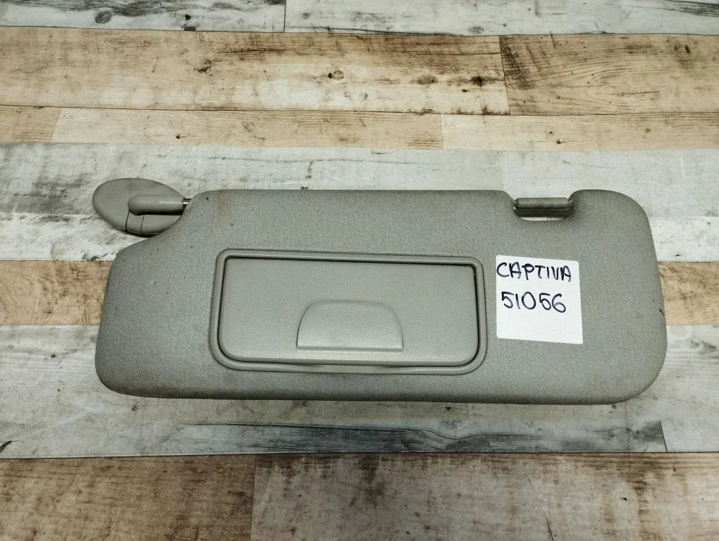 Sun visor – left