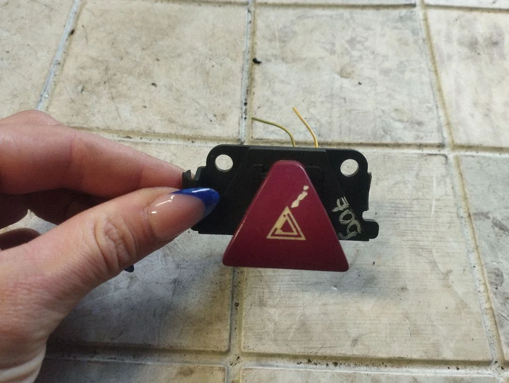 Hazard light switch