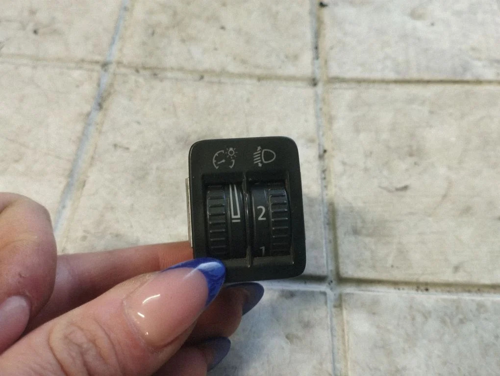 Headlight level height control switch – Volkswagen Passat B6 (2005-2010)