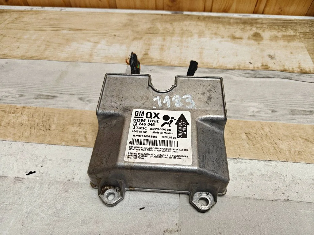 Drošības spilvenu vadības bloks 13246046