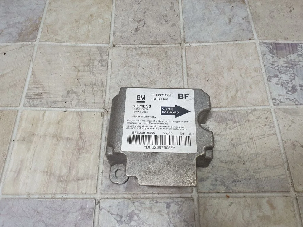 Airbag control unit/module – Opel Astra G (1998-2009)