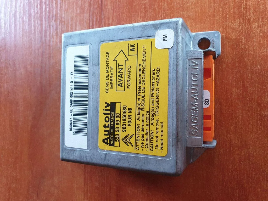 Airbag control unit/module 9631950680