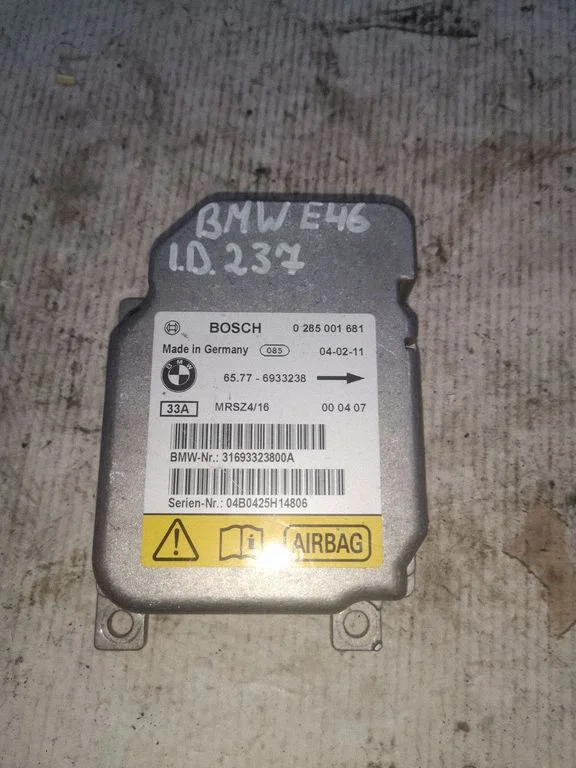 Airbag control unit/module 65776933236