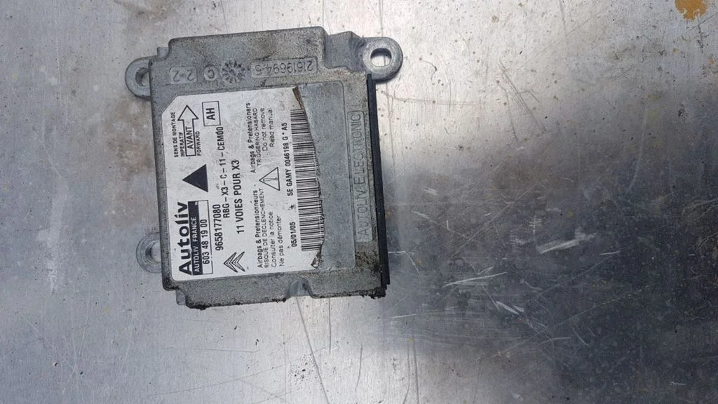 Airbag control unit/module 9658177080