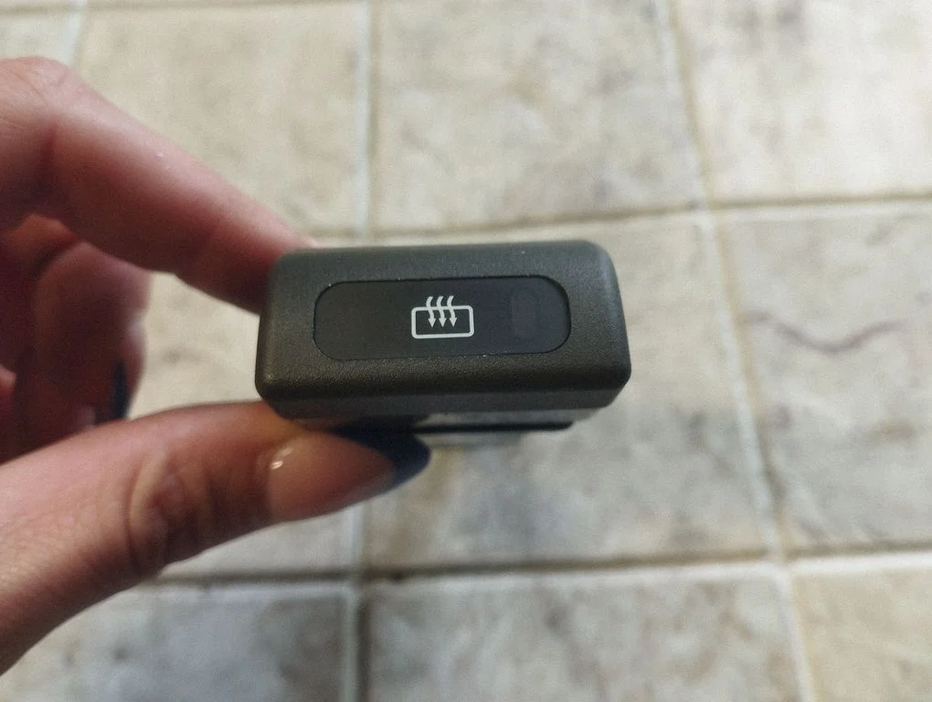 Windscreen/window heater switch 9708N