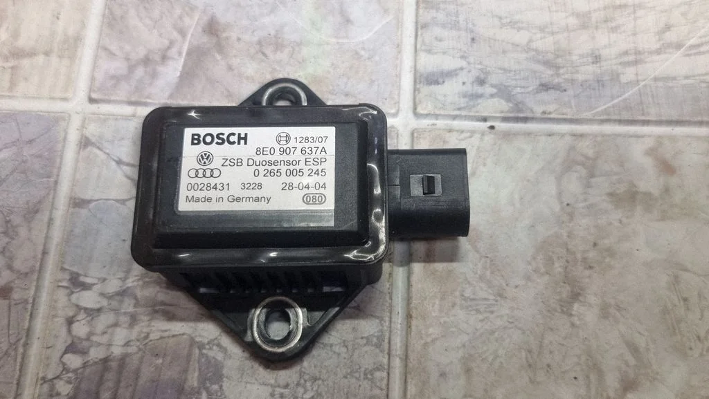 ESP acceleration yaw rate sensor 8E0907637A