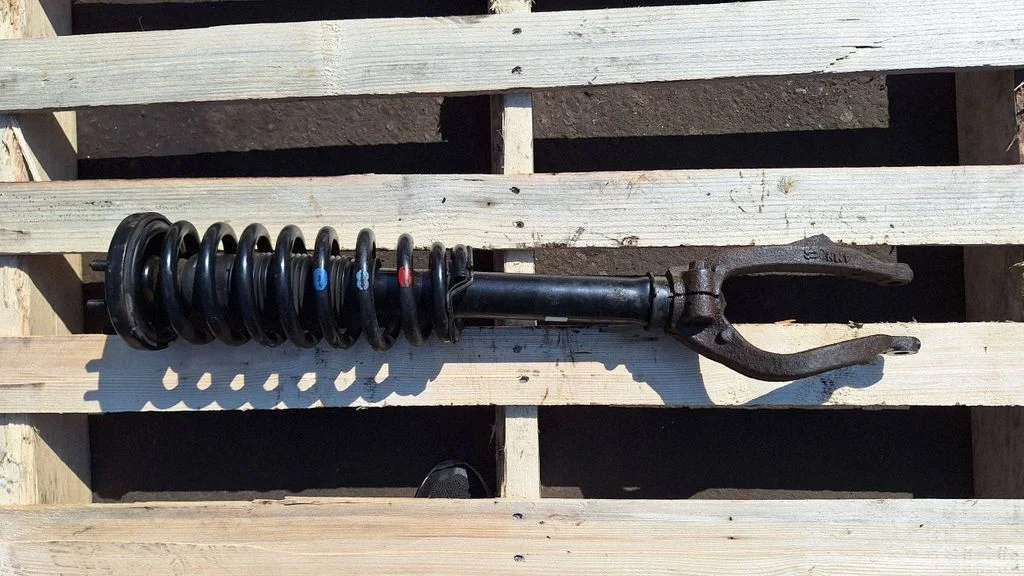 Front shock absorber with coil spring – right