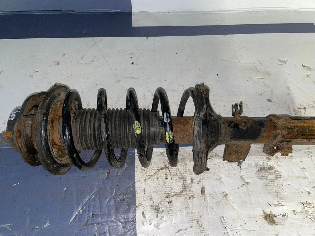 Front shock absorber with coil spring – front left