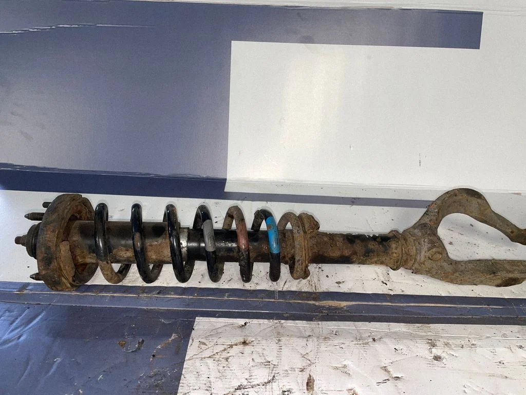 Front shock absorber with coil spring – front left