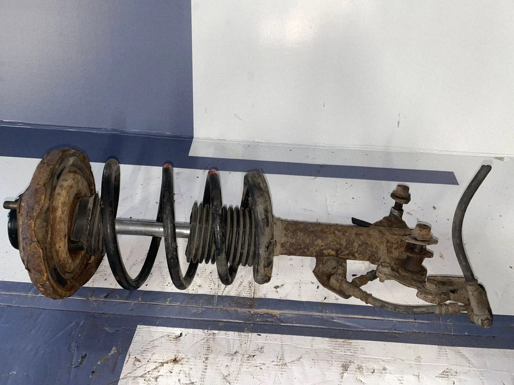 Front shock absorber with coil spring – front left