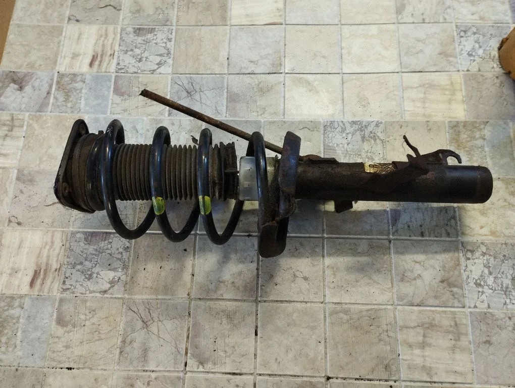 Front shock absorber with coil spring – right