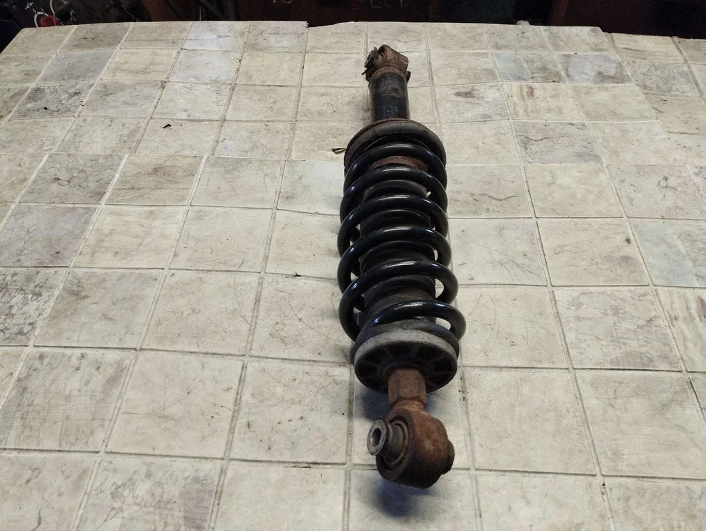 Rear shock absorber with coil spring 9682774780