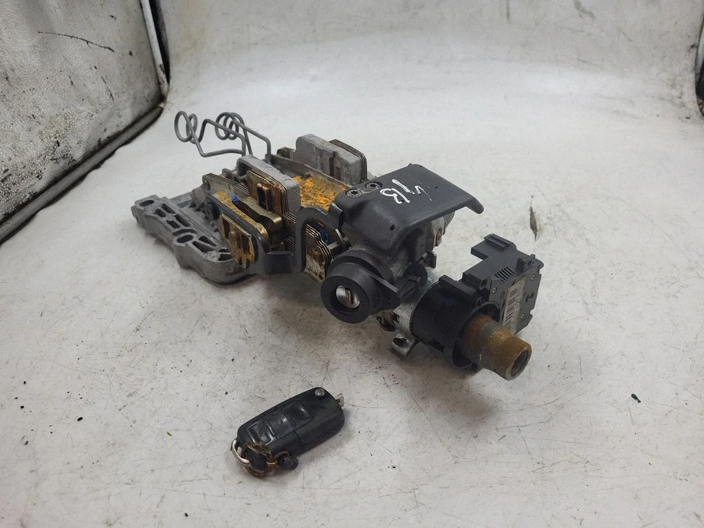 Steering wheel axle set