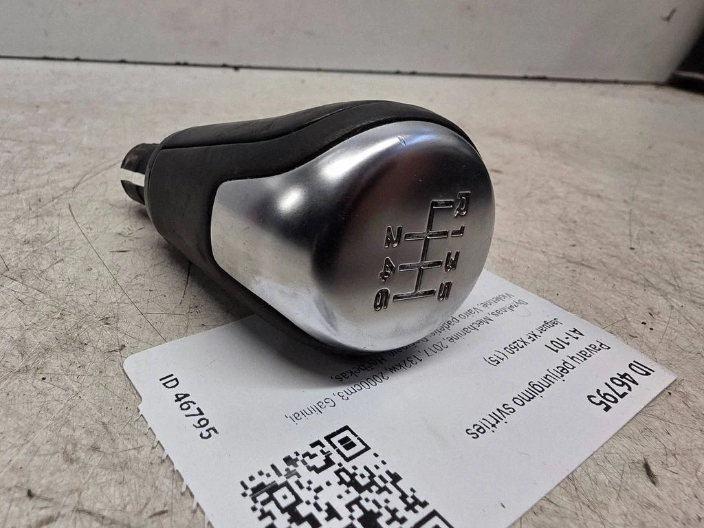 Gear lever shifter trim leather/knob 1234