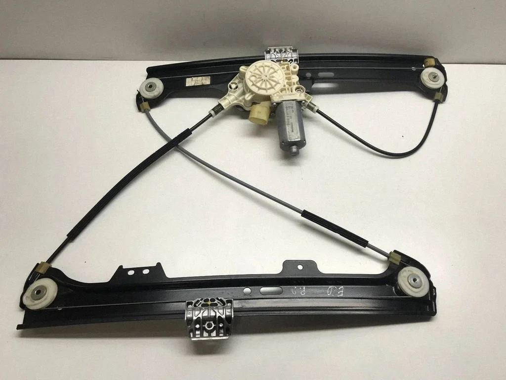 Front door window regulator with motor 6981142
