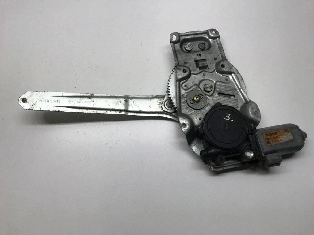Rear door window regulator with motor 8119775