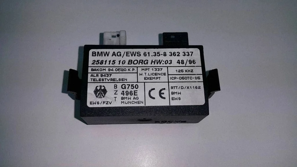 Immobilizer control unit/module 8362337