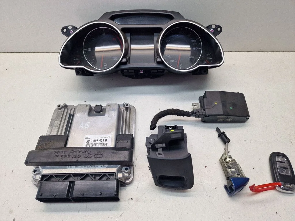Käivituskomplekt (ECU ja lukukomplekt) – Audi A5 8T 8F (2007-2016)