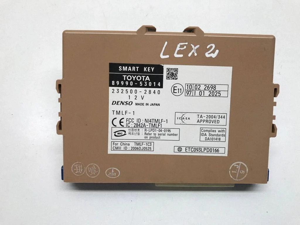 Võtmeta süsteemi KESSY (keyless) juhtplokk/moodul – Lexus IS 220D-250-350 (2006-2013)