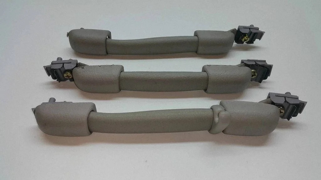 A set of handles for the ceiling
