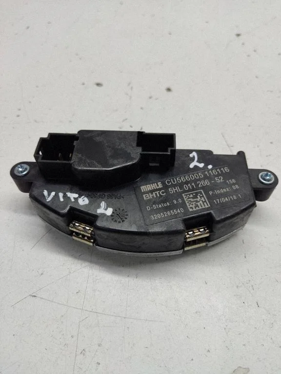 Krāsniņas ventilatora rezistors (reostats) – Mercedes-Benz Vito Viano W447 (2014-)