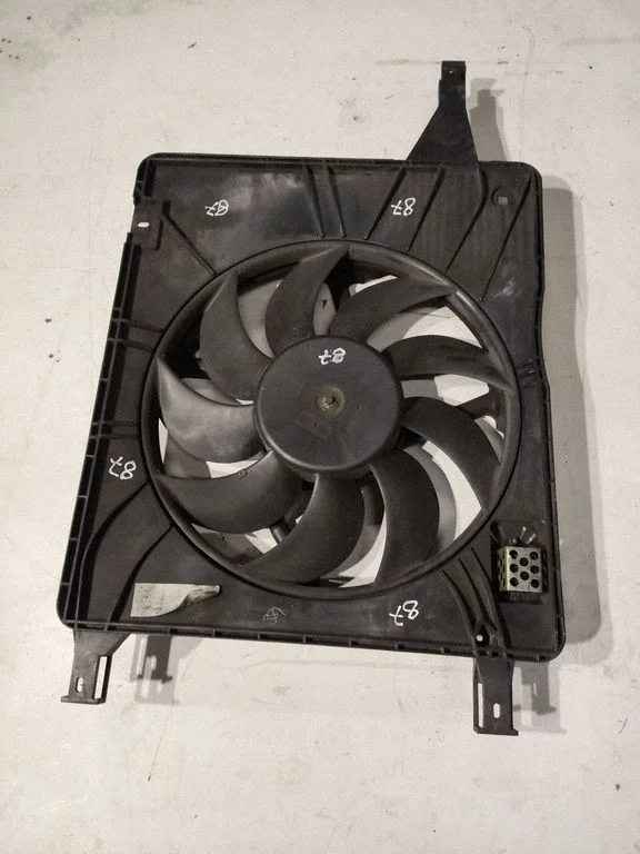 Electric radiator cooling fan – front