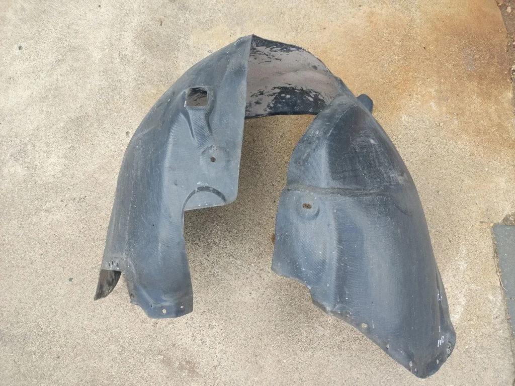 Front wheel arch liner splash guards LTCR6014
