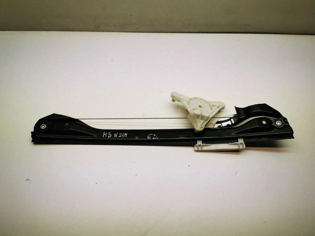 Rear window lifting mechanism without motor – right