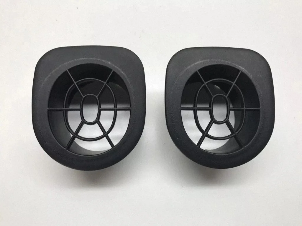 Dashboard side air vent grill/cover trim – front