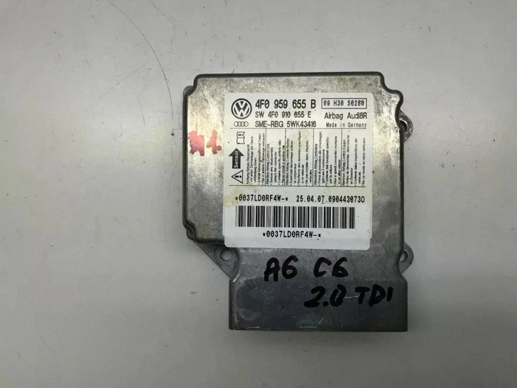 Airbag control unit/module 4F0959655B
