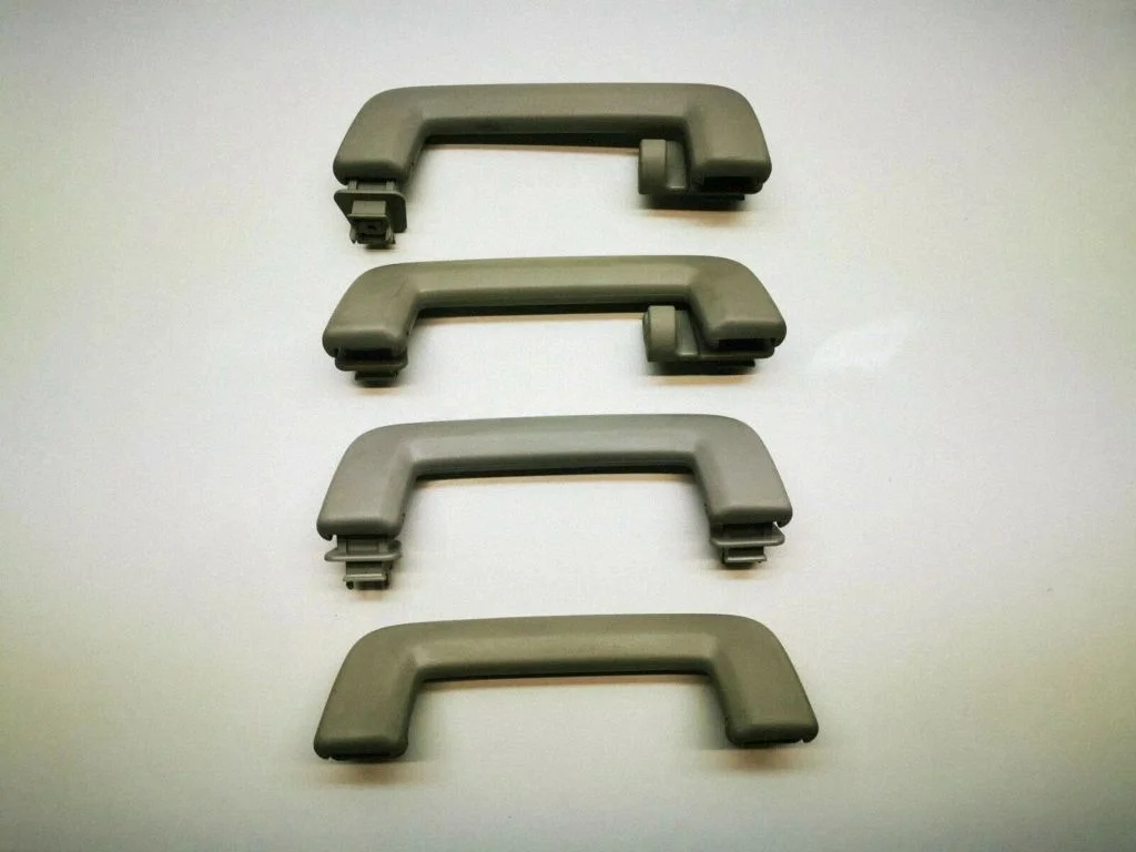 A set of handles for the ceiling