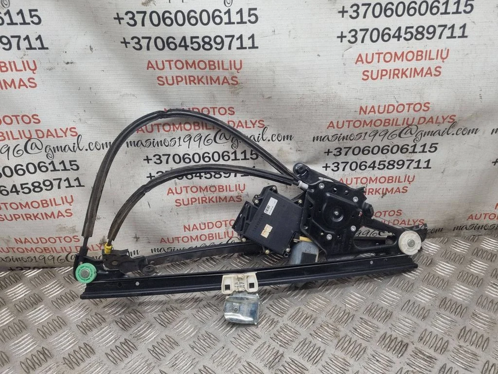 Front door window regulator with motor – Volkswagen Sharan (2001-2010)