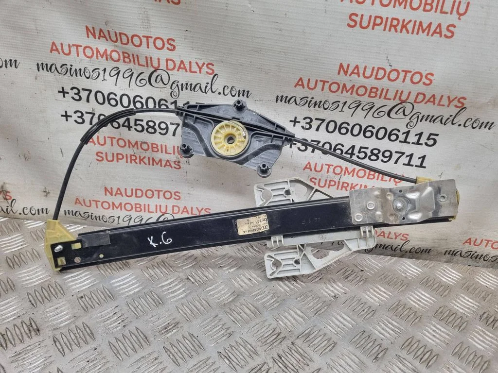 Tagaukse aknatõstuk ilma mootorita 8K0839461A