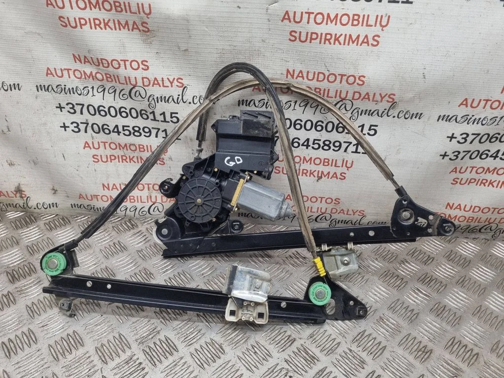 Rear door window regulator with motor – Volkswagen Sharan (2001-2010)