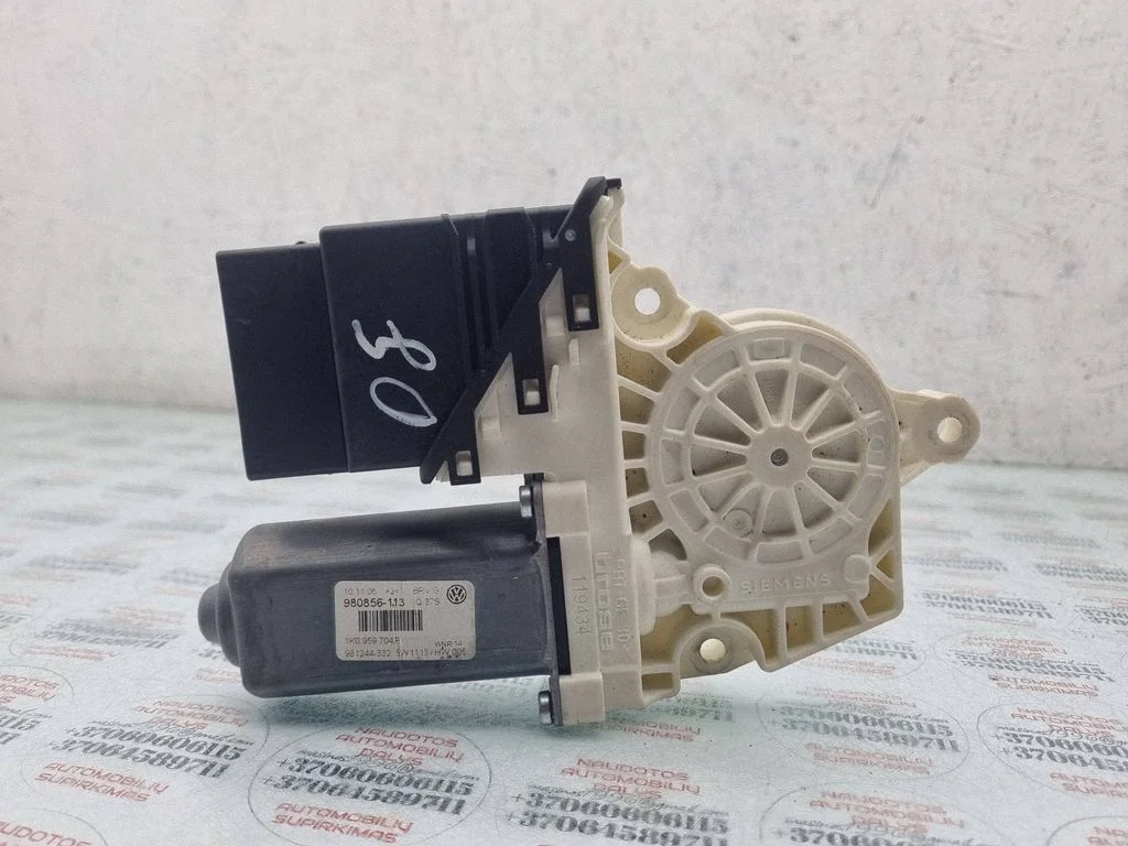 Rear door window regulator motor 1K0959704P