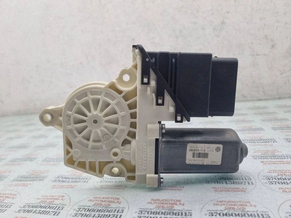 Rear door window regulator motor 1K0959703P