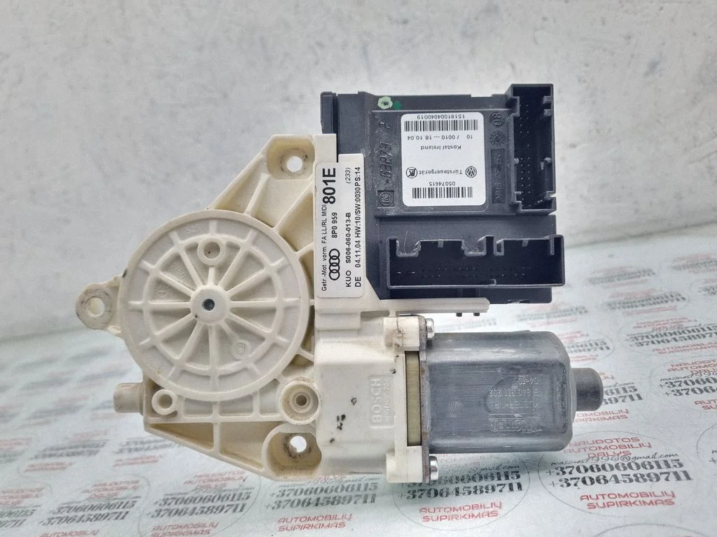 Esiukse aknatõstuki mootor – Audi A3 S3 8P (2003-2012)