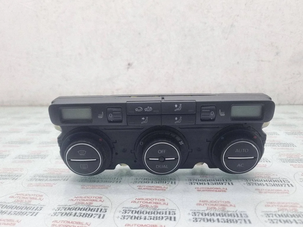 Kliimaseadme/kütte juhtplokk (salongis) – Volkswagen Passat CC (2008-2016)