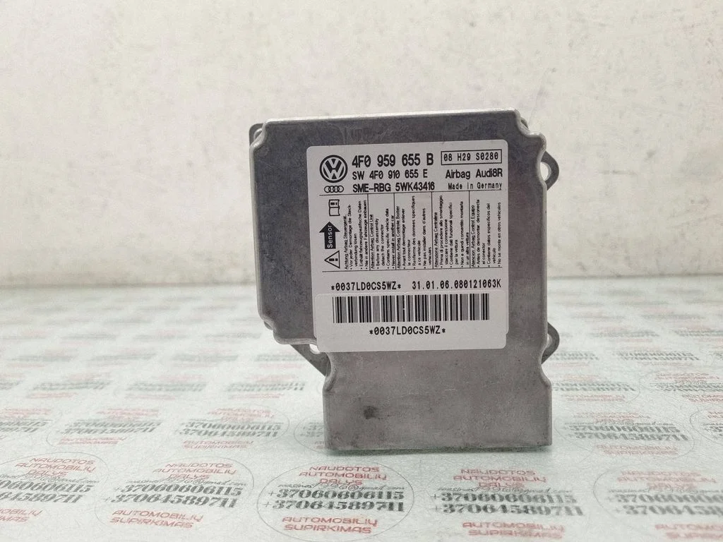 Airbag control unit/module 4F0959655B