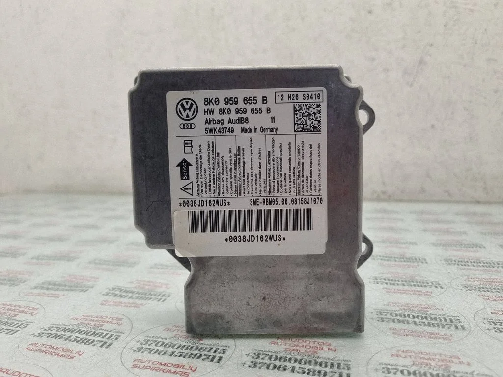 Airbag control unit/module 8K0959655B