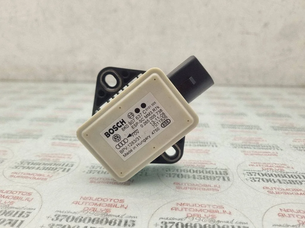 ESP acceleration yaw rate sensor 8K0907637C