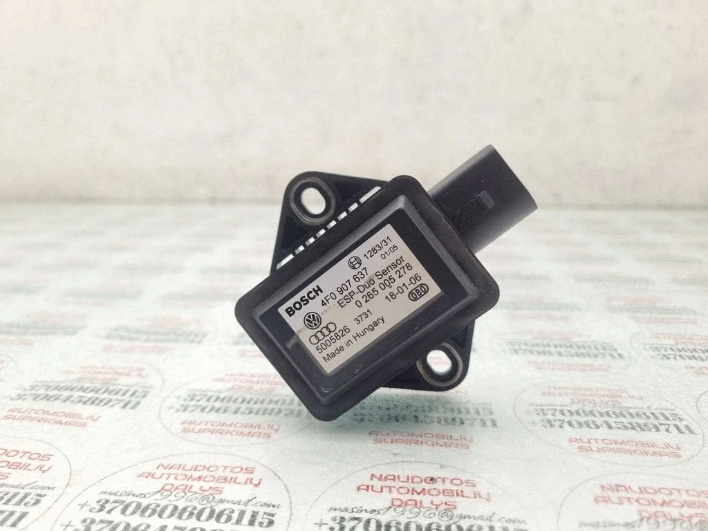 ESP acceleration yaw rate sensor 4F0907637