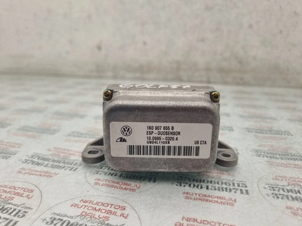 ESP (stabilitātes sistēmas) sensors (paātrinājuma sensors) 1K0907655B