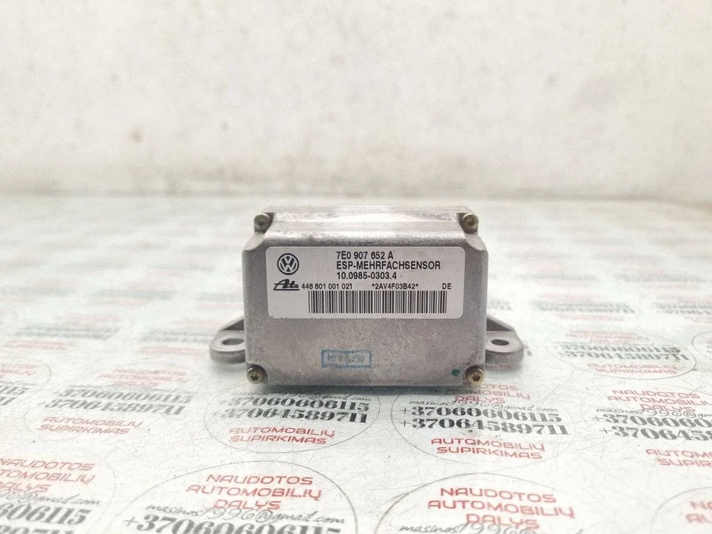 ESP acceleration yaw rate sensor – Volkswagen Touareg I (2002-2010)