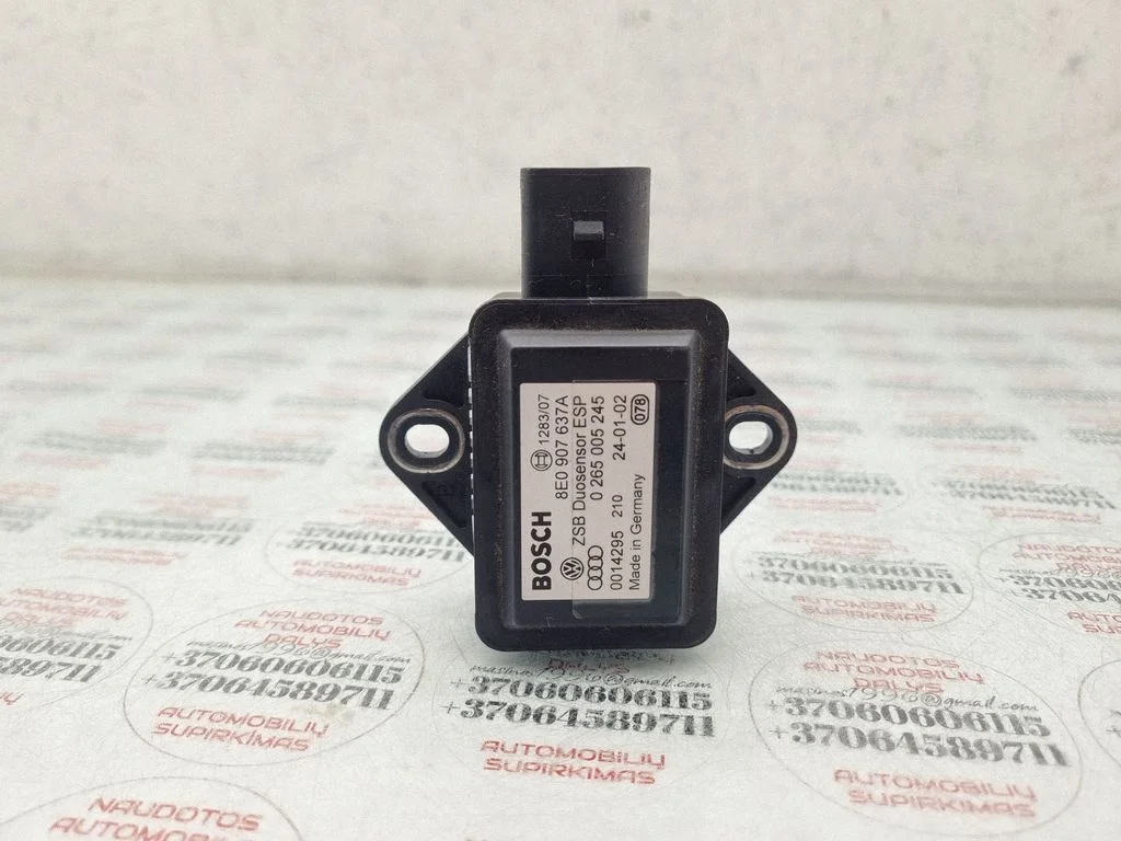 ESP acceleration yaw rate sensor 8E0907637A