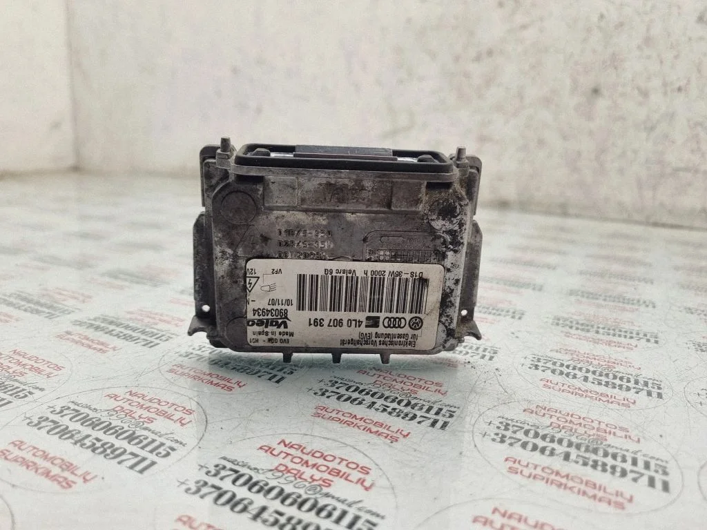 Headlight ballast module Xenon 4L0907391