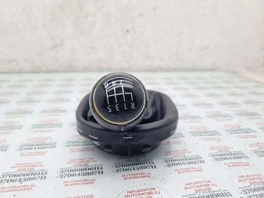 Gear lever shifter trim leather/knob 1T0711113AC