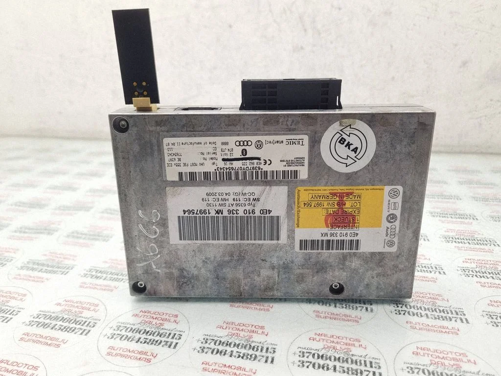 Bluetooth control unit module 4E0910336